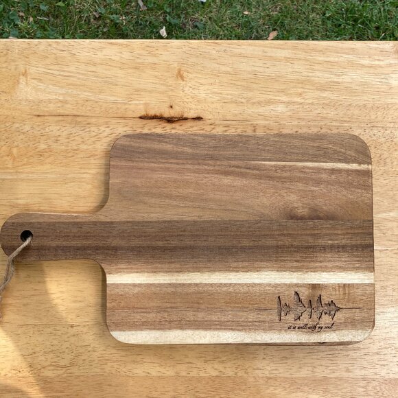 It Is Well With My Soul Soundwave Cutting Board - Picture 1 of 6